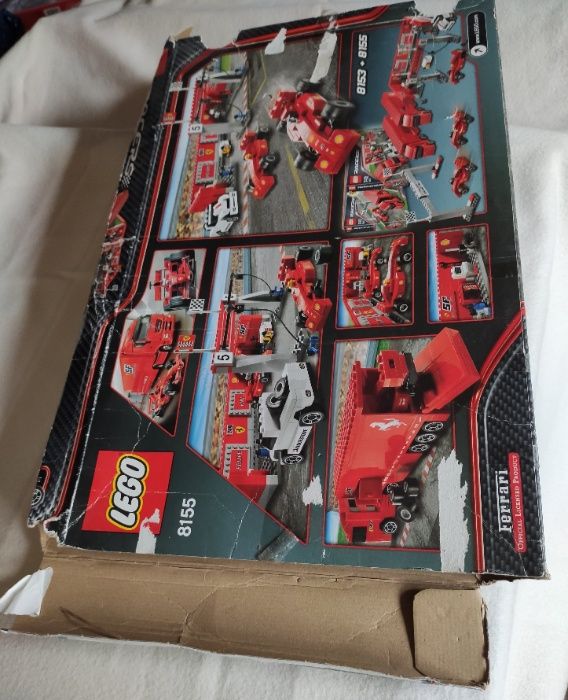 LEGO Racers 8155 Ferrari F1 Pit Stop Unikatowy komplet 1:55