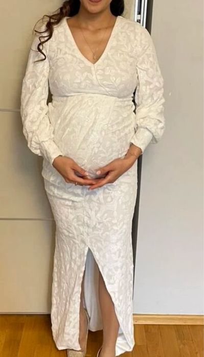 Okazja!!!Slubna sukienka lsniaca