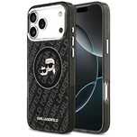 Etui Karl Lagerfeld IML Glitter Karl&Choupette Heads Logo MagSafe na i