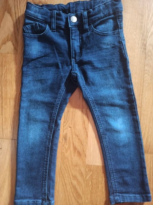 Spodnie jeansy 98 + 2 bluzki 98/104