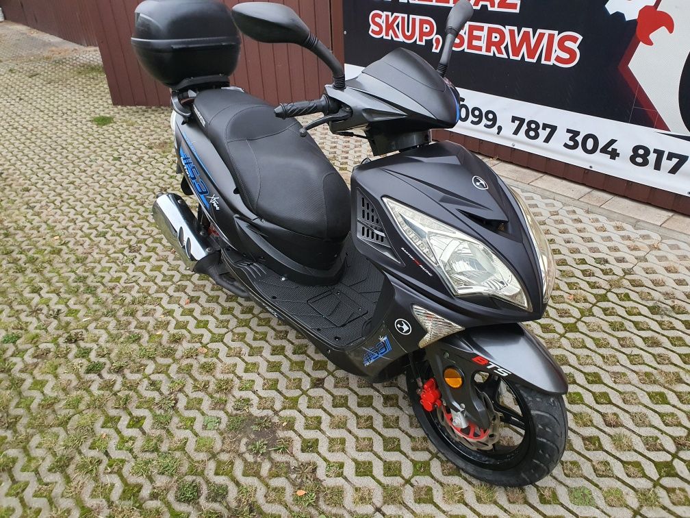 Skuter BARTON FALCON 125 w bardzo dobrym stanie TRANSPORT RATY