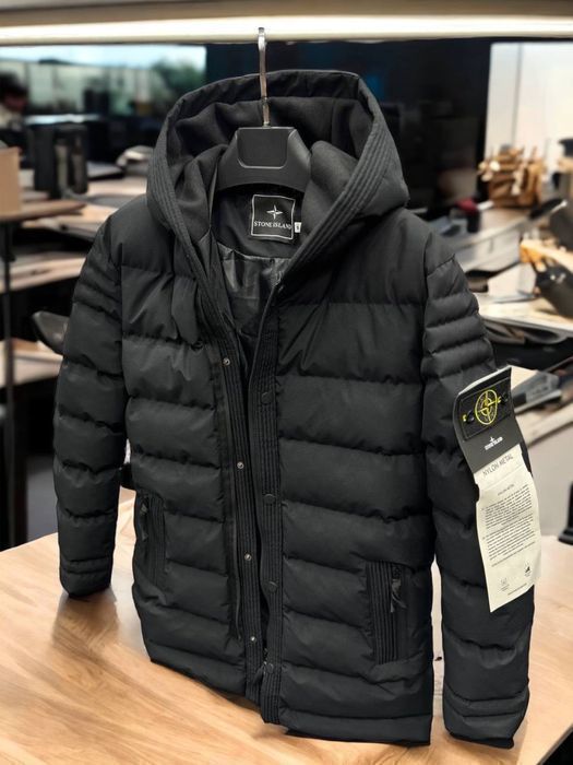 РАСПРОДАЖА! Куртка пуховик зимняя мужская Stone Island