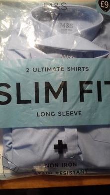 Новые школьные рубашки серии Slim Fit ,Marks & Spencer, Англия.