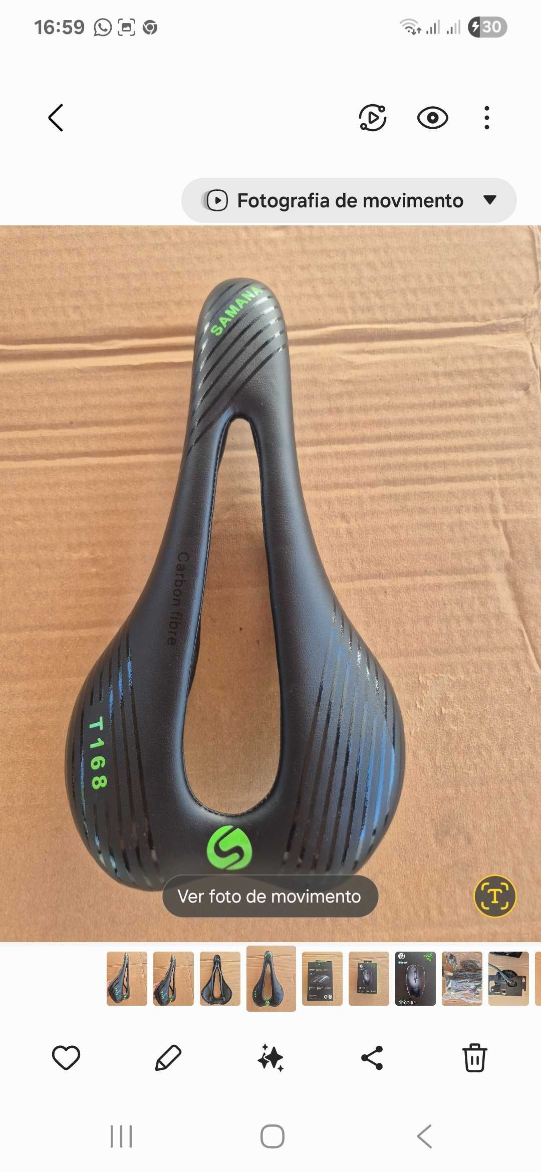 Selim bicicleta SAMANA