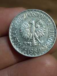 Sprzedam monete druga 1 zloty 1980 rok