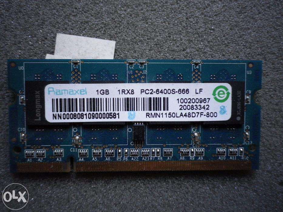 Memória RAM 1 GB Ramaxel 6400S para portátil
