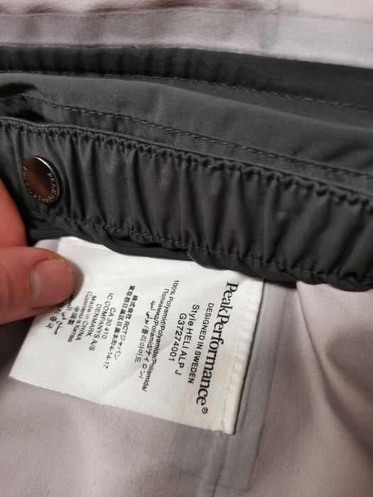 kurtka hardshell narciarska peak performance gore tex pro  heli alp j