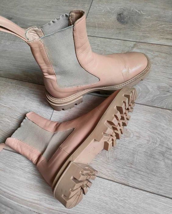 Черевики ZARA, розмір 37, натуральна шкіра.