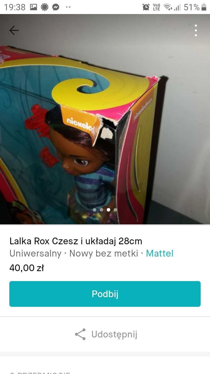 Lalka rox czesz i układaj