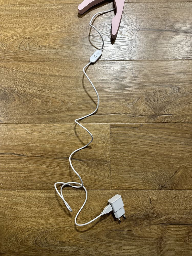 Lampka Led Wróżka - pudrowy róż, NOWA