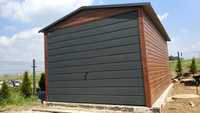 Garaż blaszany drewnopodobny 3x5 profil solidny 3,5x5 3,5x6 4x5 4x6