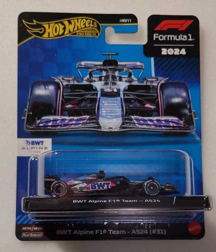 Hot Wheels F1 Formula 1 Premium HRV11 BWT Alpine F1 Team A524 #31