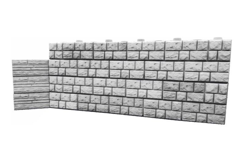 Mur Oporowy Dekoracyjny od 0,5m do 4,5m Blok betonowy