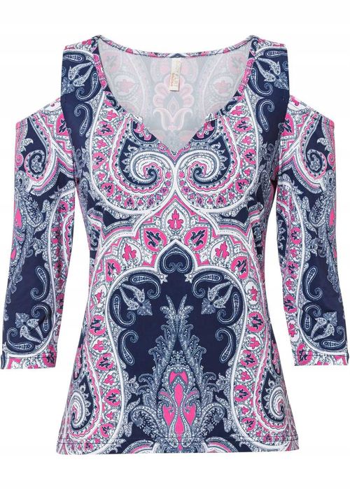 B.P.C bluzka z odkrytymi ramionami wzory r.36/38