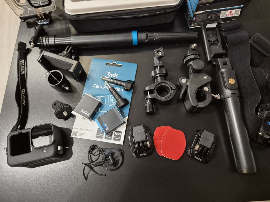 Gopro 10 Super Stan dużo dodatków