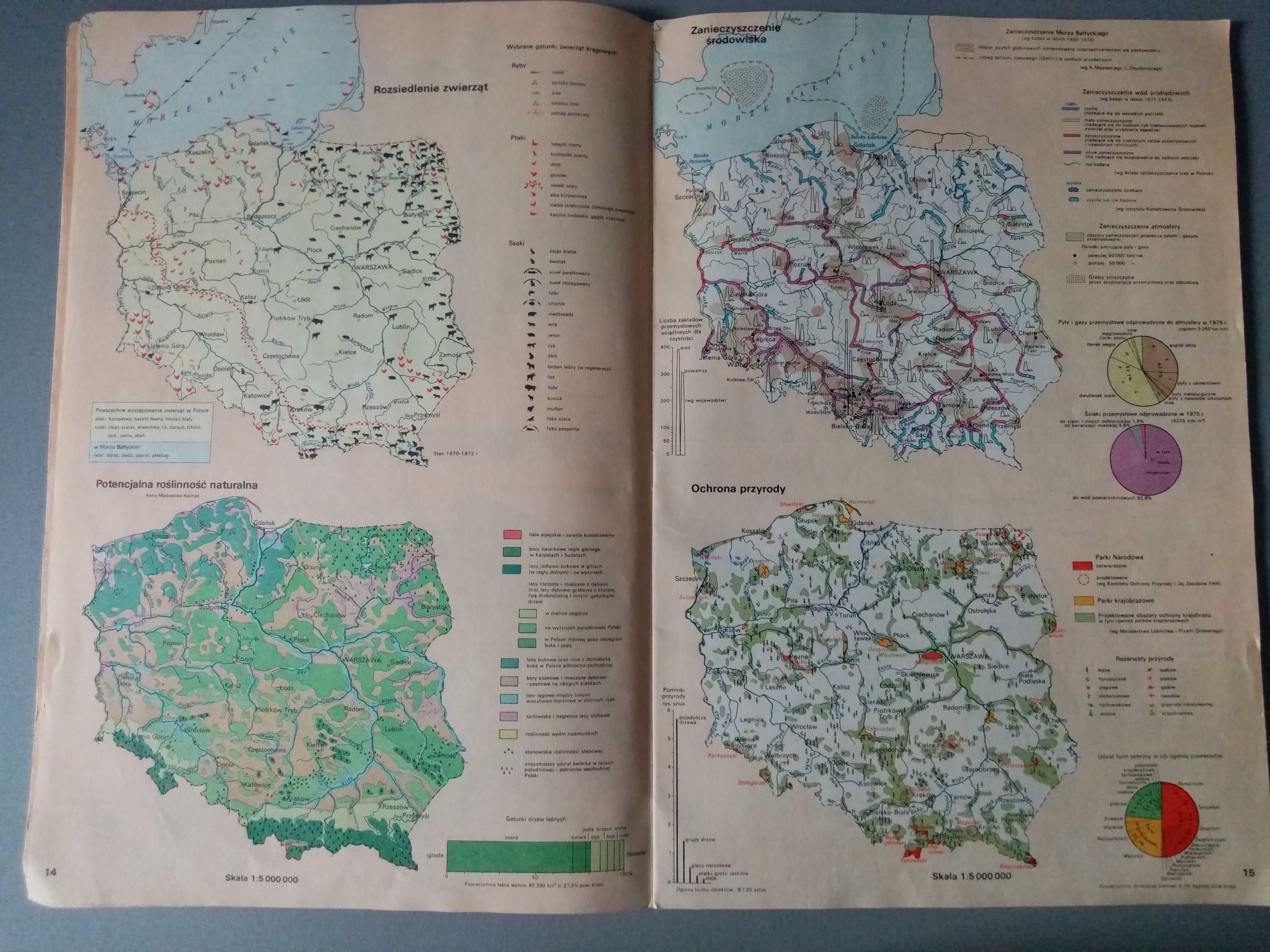 Atlas geograficzny Polski 1981