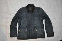 RALPH LAUREN JEANS L damska kurtka jeansowa ocieplana p1v