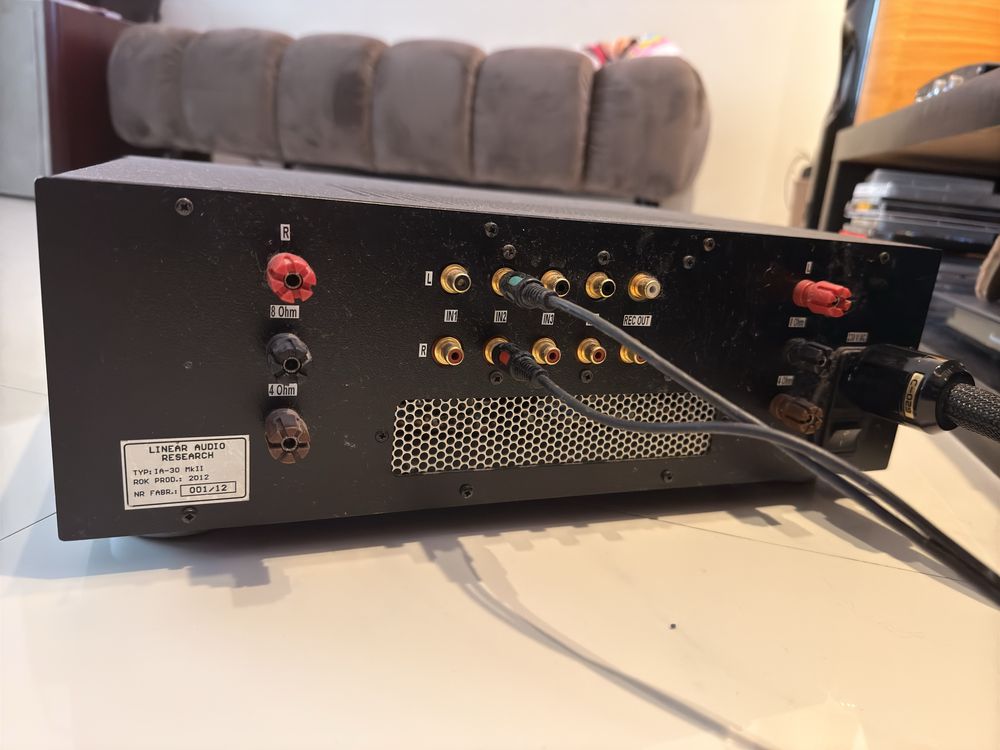 Wzmacniacz lampowy LAR IA 30 Linear Audio Research