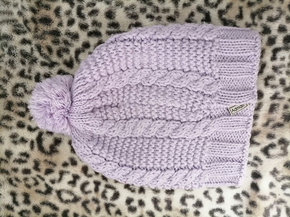 Zimowa czapka dziewczęca