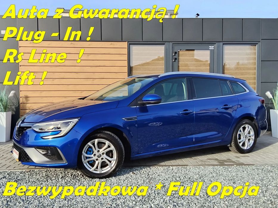 Renault Megane 1.6 Plug In Hybryda 160Km*RS Line*Bezwypadkowa*Full Opcja*Gwarancja
