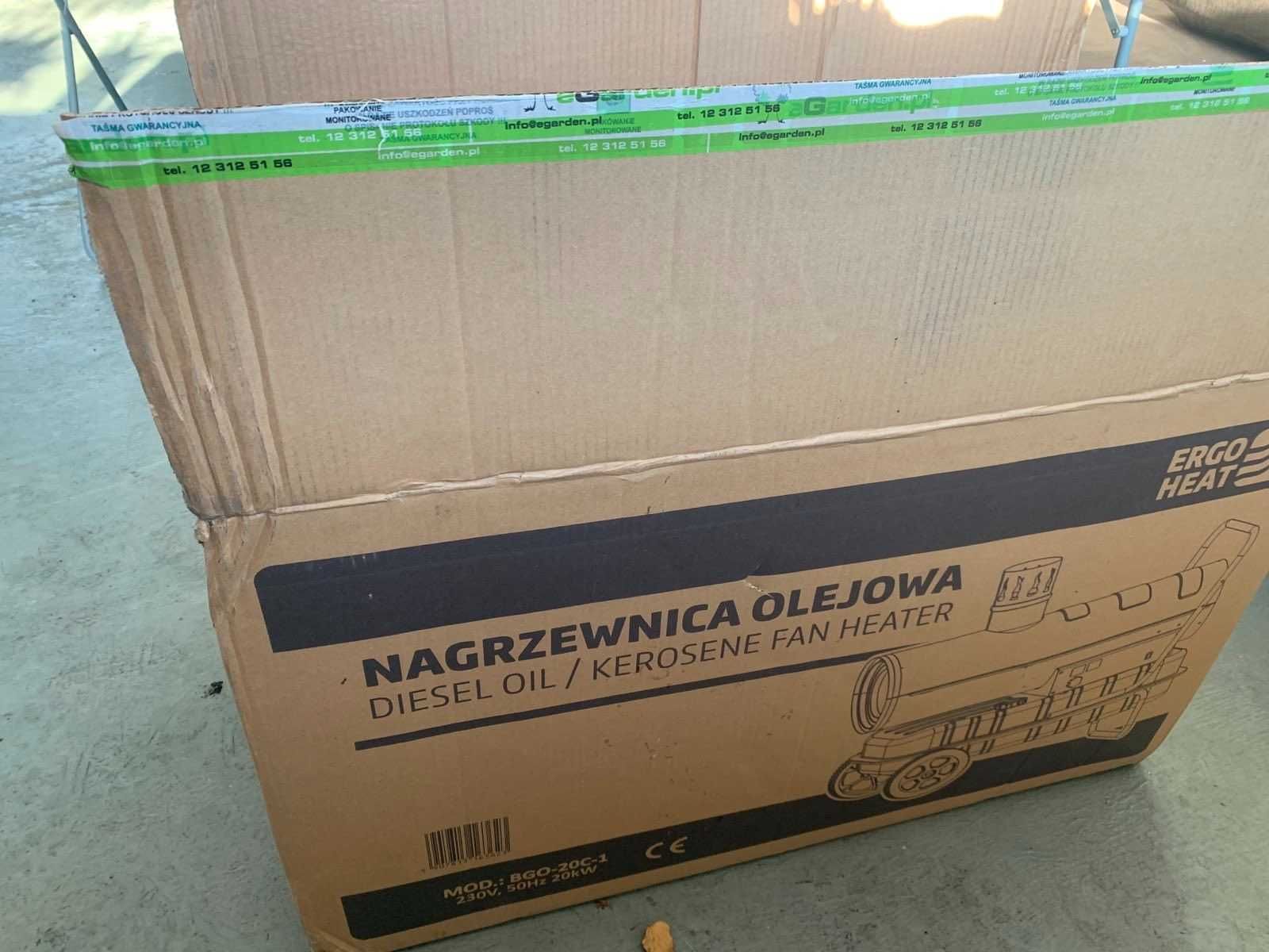 Nagrzewnica olejowa 20kW Ergo Heat na olej napędowy/naftę