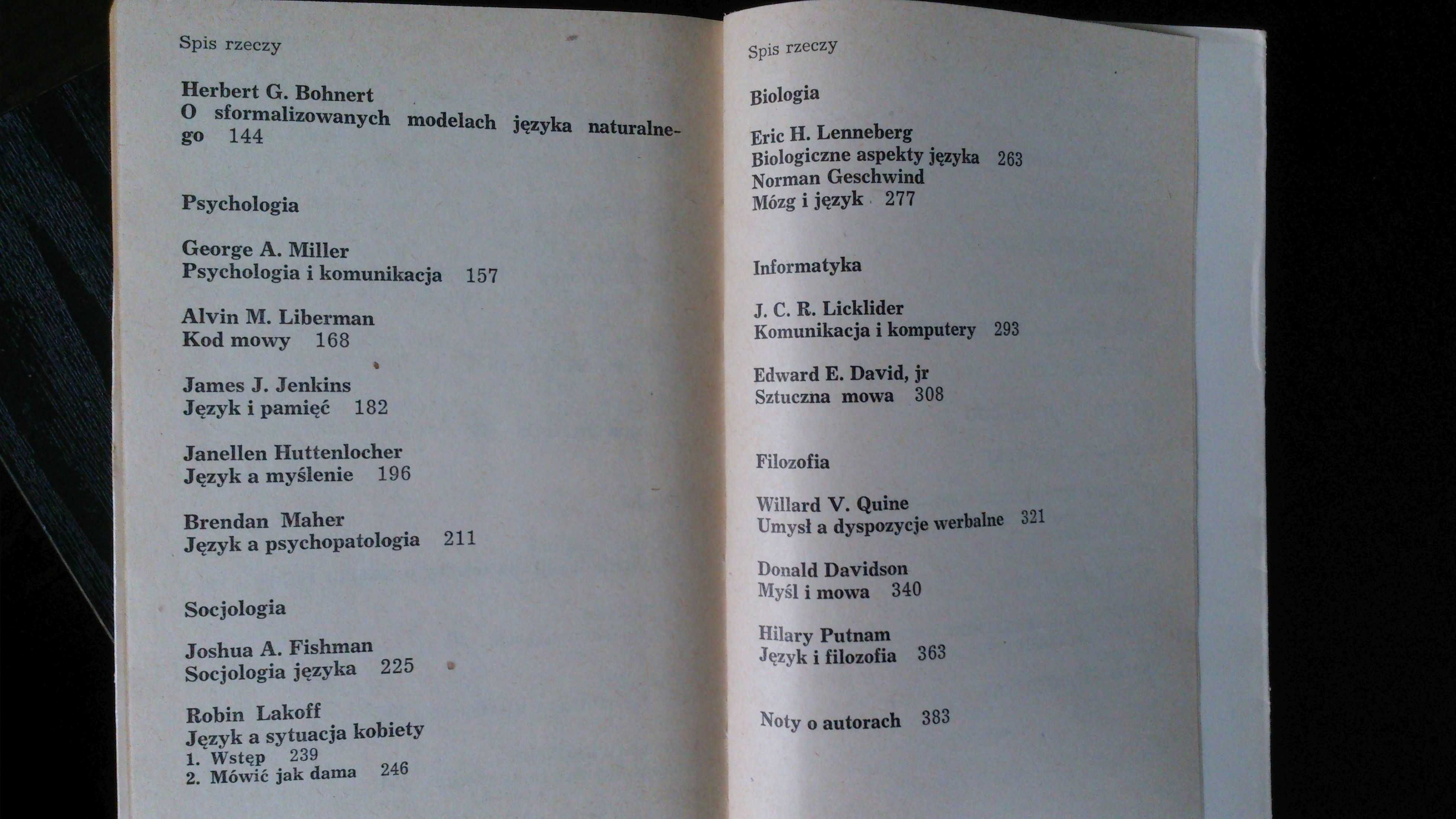 Język i społeczeństwo + Język w świetle nauki {Czytelnik, 1980}