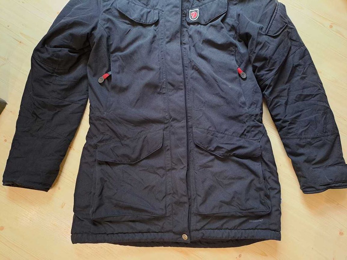 FJALLRAVEN Nuuk Parka Hydratic S/M kurtka plaszczyk parka skandynawska