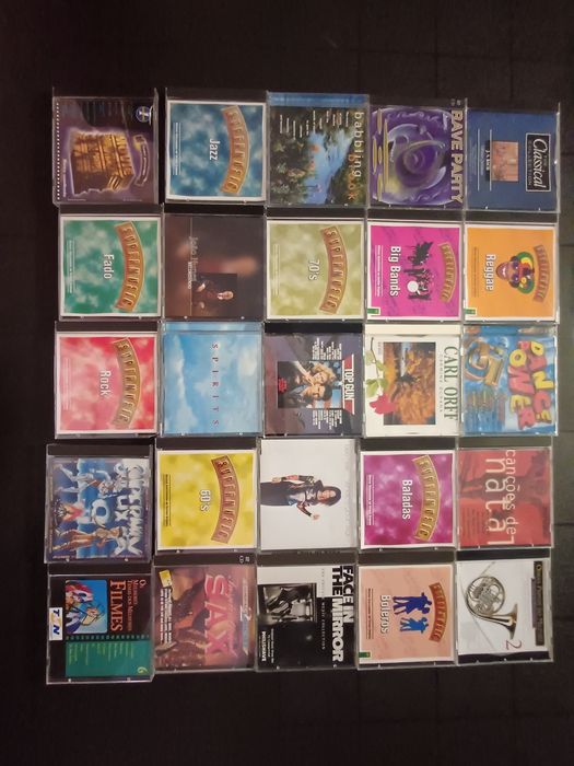 Negociável 60 - CDs originais Clássicos em bom estado e sem uso