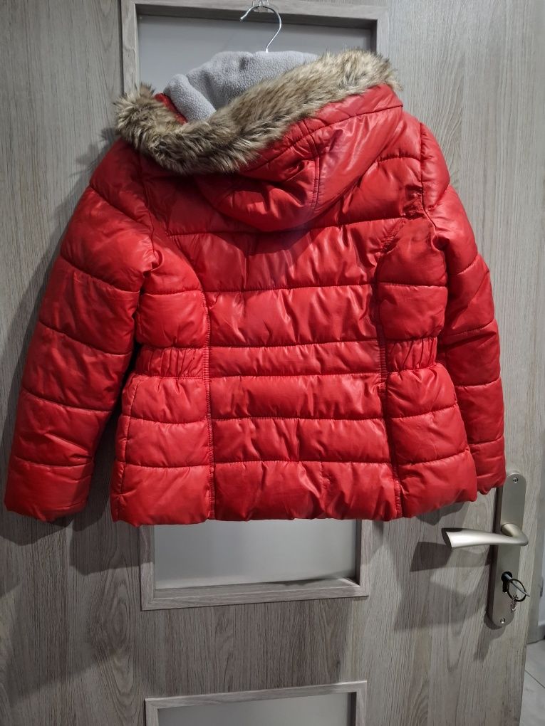 Kurtka zimowa dziewczęca c&a 122cm