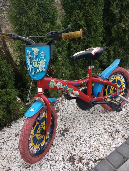Rower rowerek dla chłopca z podpurakmi koła 14'cali  Psi patrol