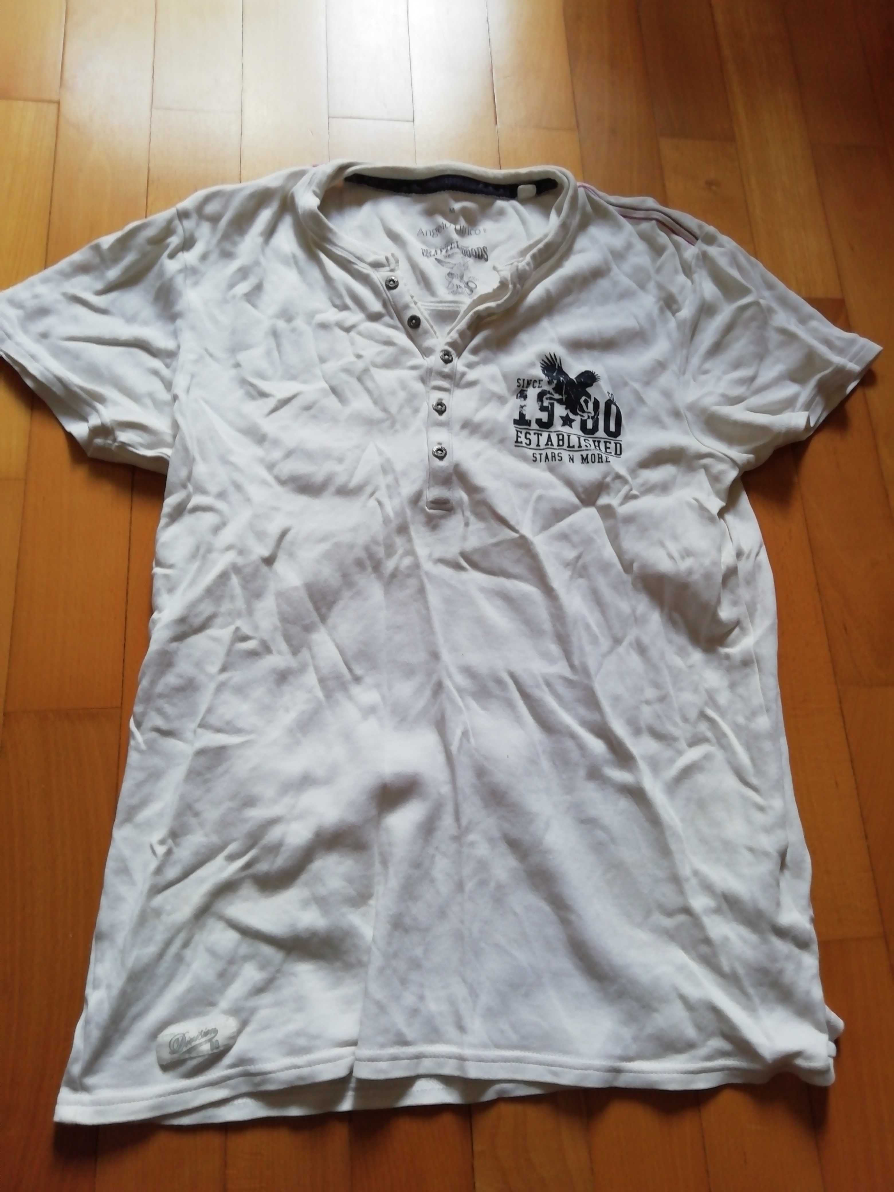 Modny T-shirt męski Angelo Litrico rozm. M stan bardzo dobry