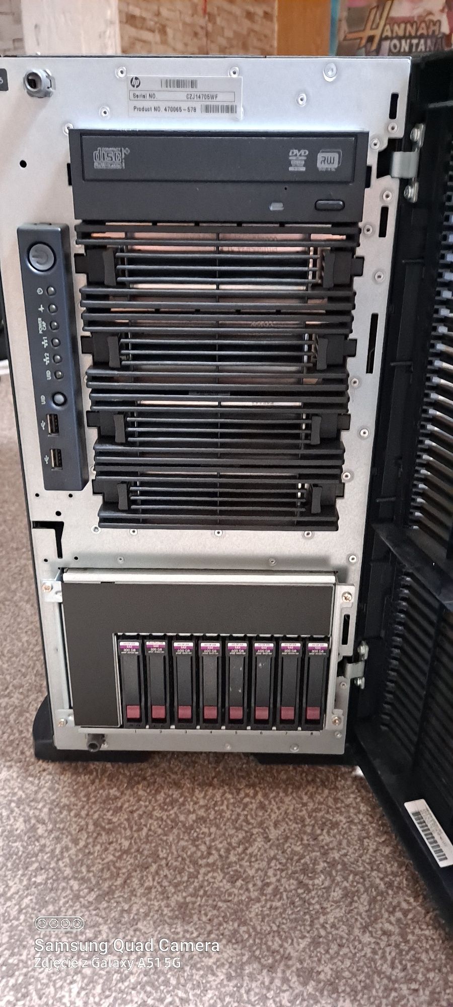 Hp ProLiant ML350 G6 2xIntel Xeon E5645 2.4GH 12 Wątków Ramu 48 GB