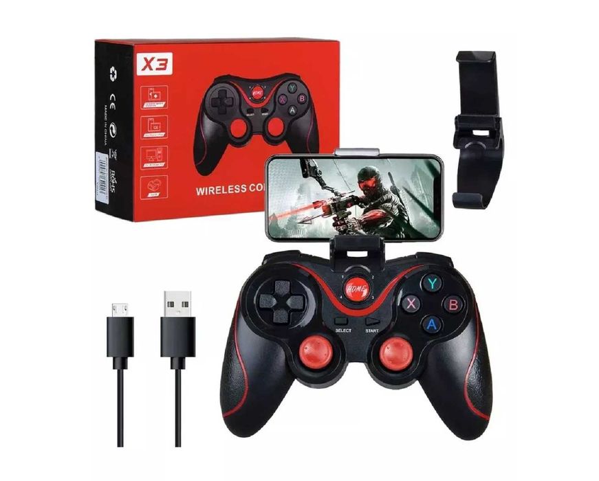 Беспроводной Геймпад X3 (джойстик) для смартфона.