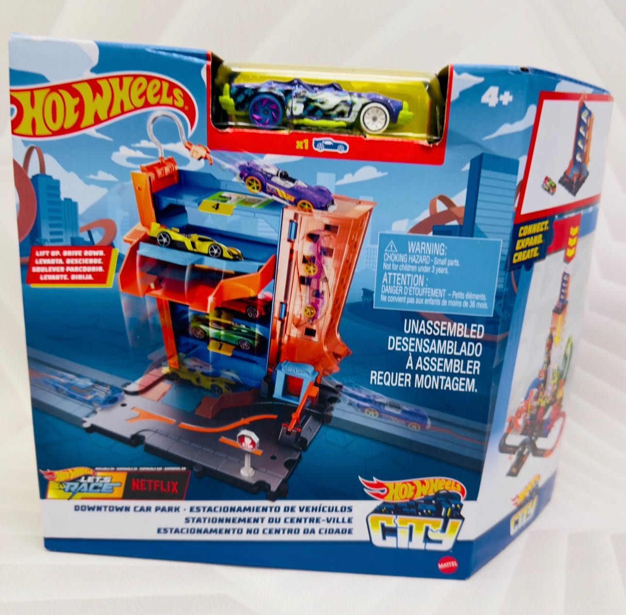 Трек автопарковка Хот Вілс Hot Wheels City Downtown Car Park