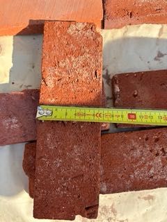 Płytki loft z cegły – cięte z góry i dołu, Promocja 60 zł za 1m2