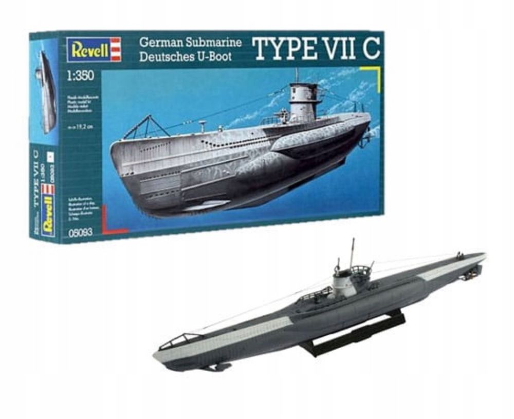 Model do sklejania Revell 05093 statek U-Boot Typ Vllc