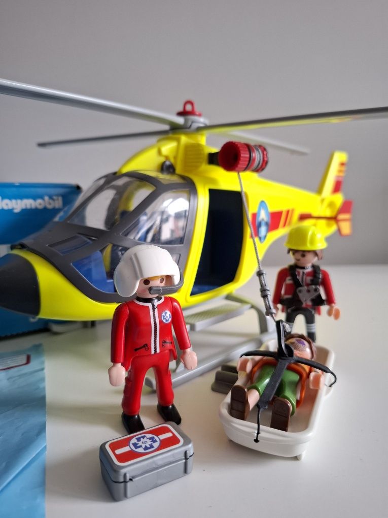 Playmobil helikopter ratunkowy gorski
