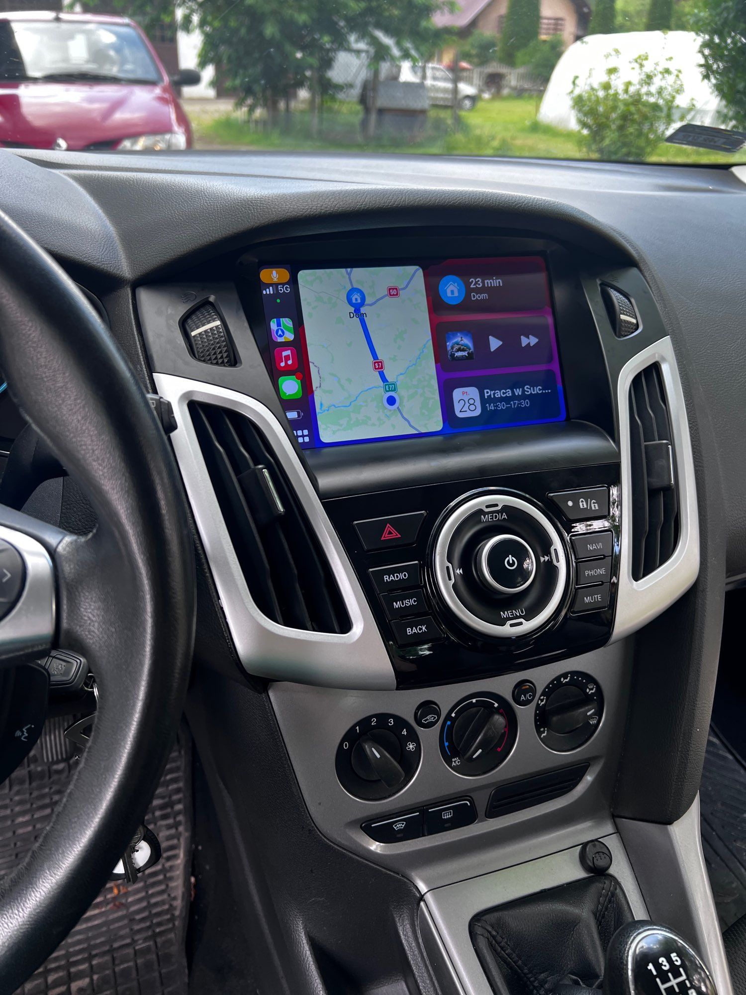 Rádio Android  9" Ford Focus 3 CARPLAY 8-core 4/64GB GPS WIFI 4G Novo