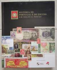 Historia de Portugal e do Escudo em selos e notas