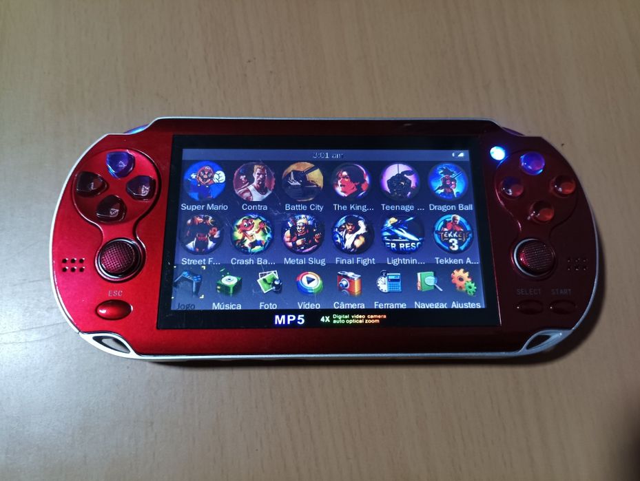 Consola MP5 jogos retro