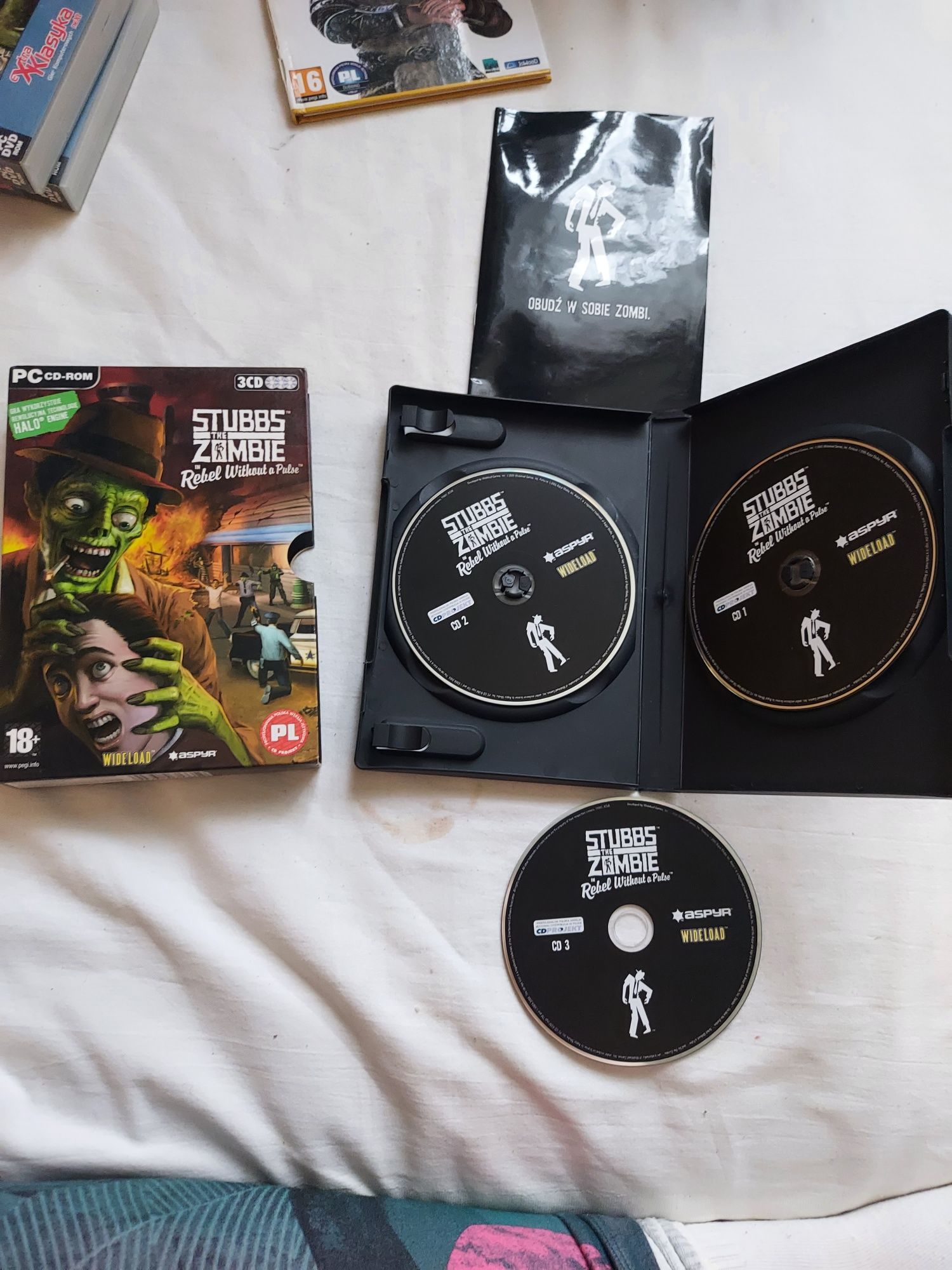 Stubbs The Zombie In Rebel Without A PULSE płyty bdb komplet PL PC
