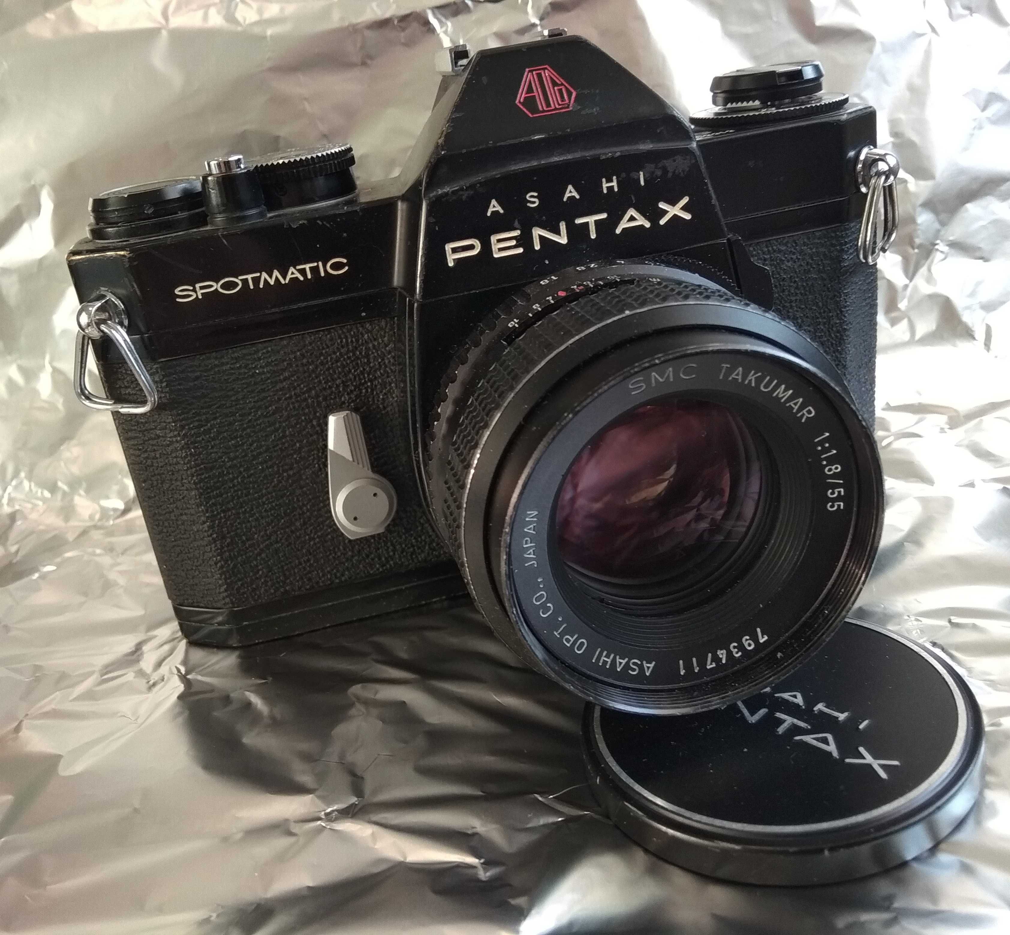 Фотоаппарат Asahi PENTAX ( M42) + объектив SMC  TAKUMAR 1 :1.8/55