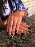 Alongamento em gel , gelinho e pedicure