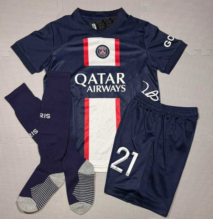 Komplet piłkarski Ronaldinho PSG Legenda wszystkie rozmiary