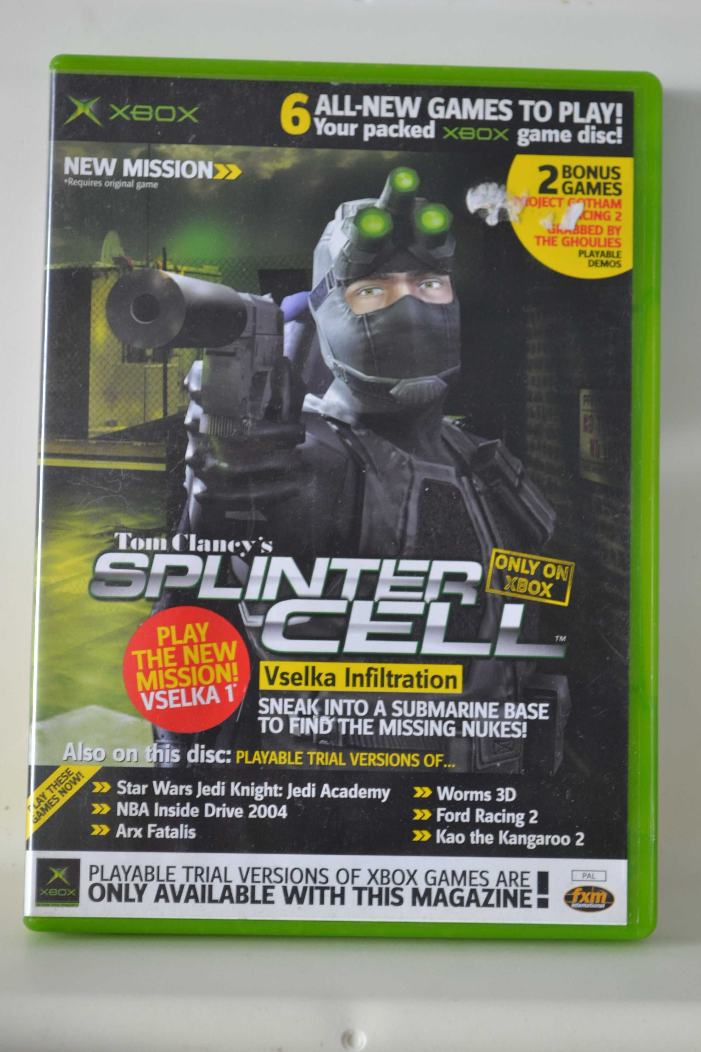 Splinter Cell  Game Disc 25  Xbox Classic