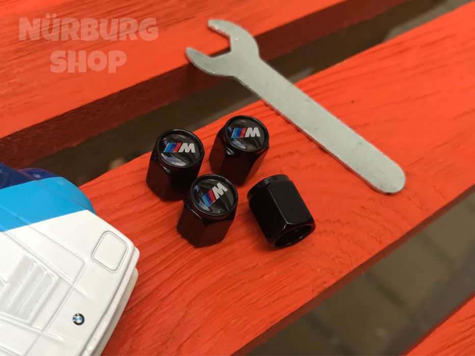 Колпачки на ниппель шестигранник с ключом BMW М логотип