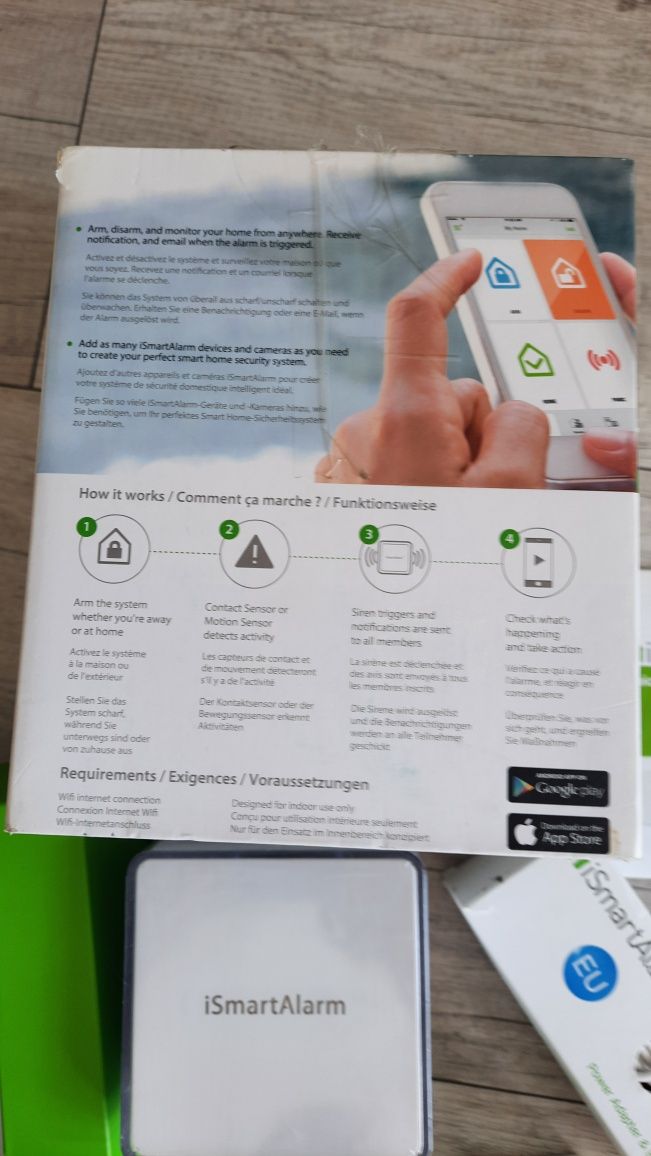 Alarm iSmart zastaw zabezpieczeń do domu.