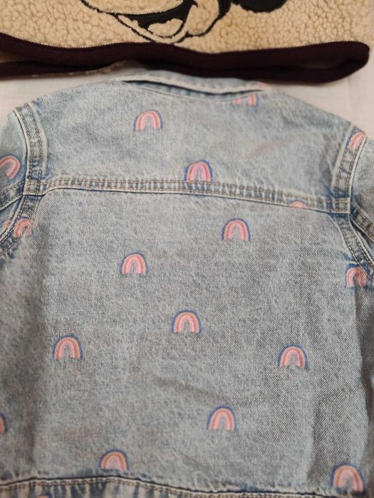 Куртка джинсовка вітровка р 92-98 на дівчинку 2-3 роки весна осінь