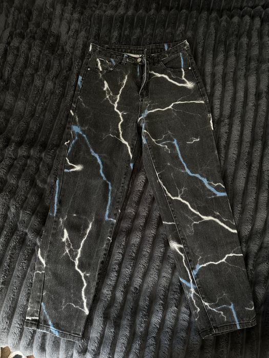 Джинси з принтом