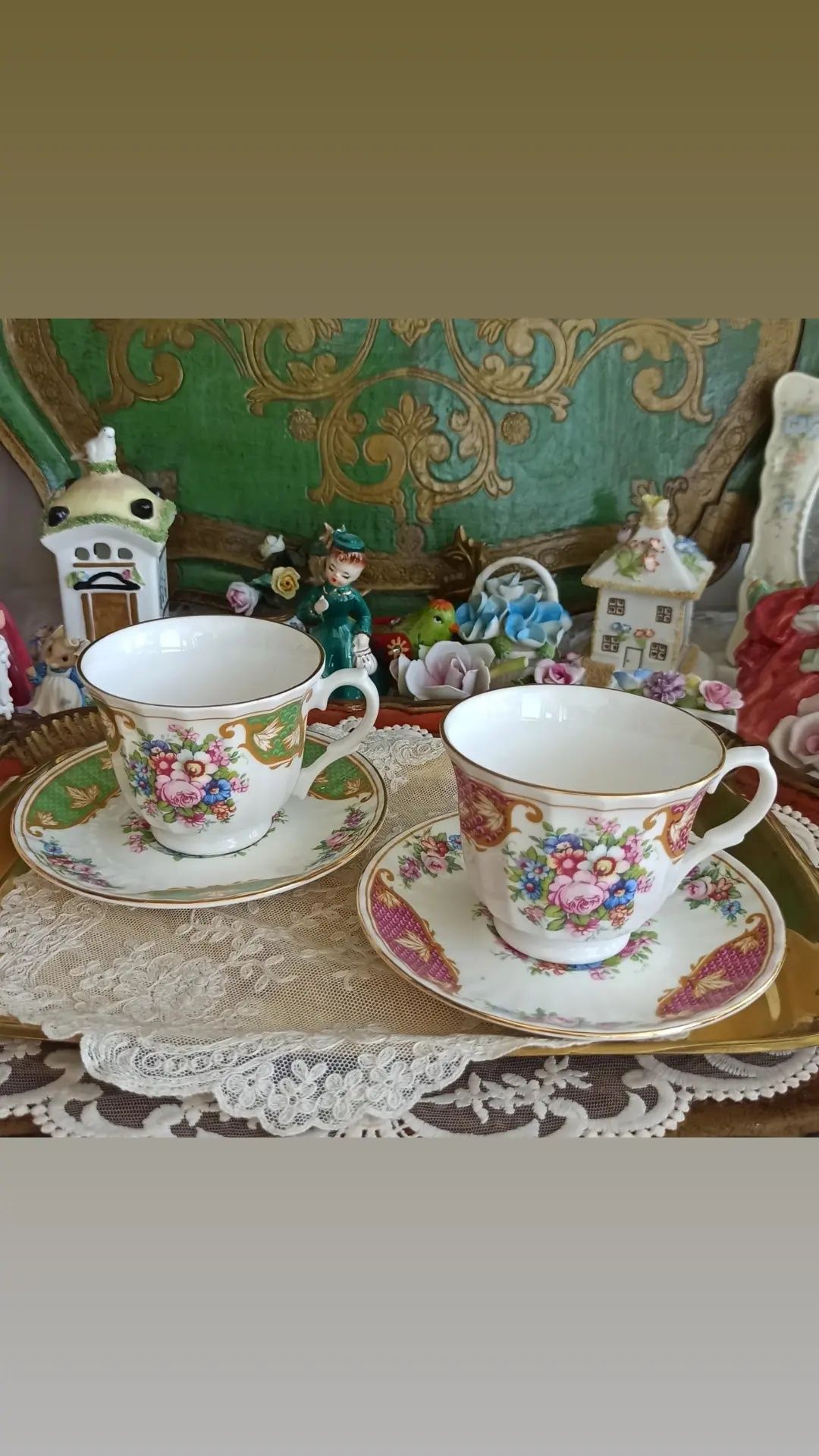 Посуда фарфор Portmeirion чайник чайная пара винтаж кофейная чашка